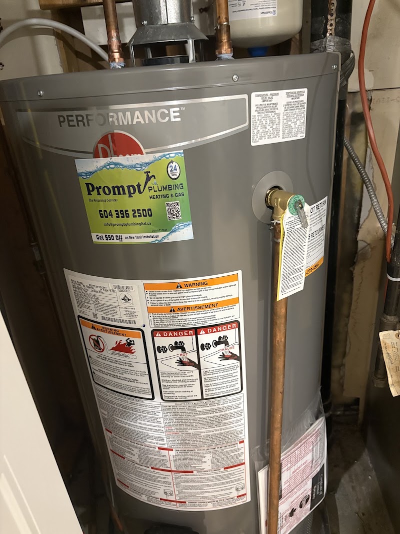 Prompt Plumbing Heating & Gas photo