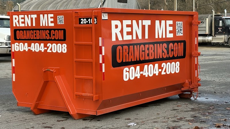 Orange Bins dumpster rental